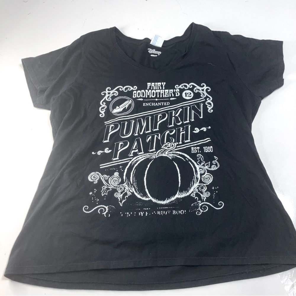 Fairy godmother black shirt short sleeve size XL